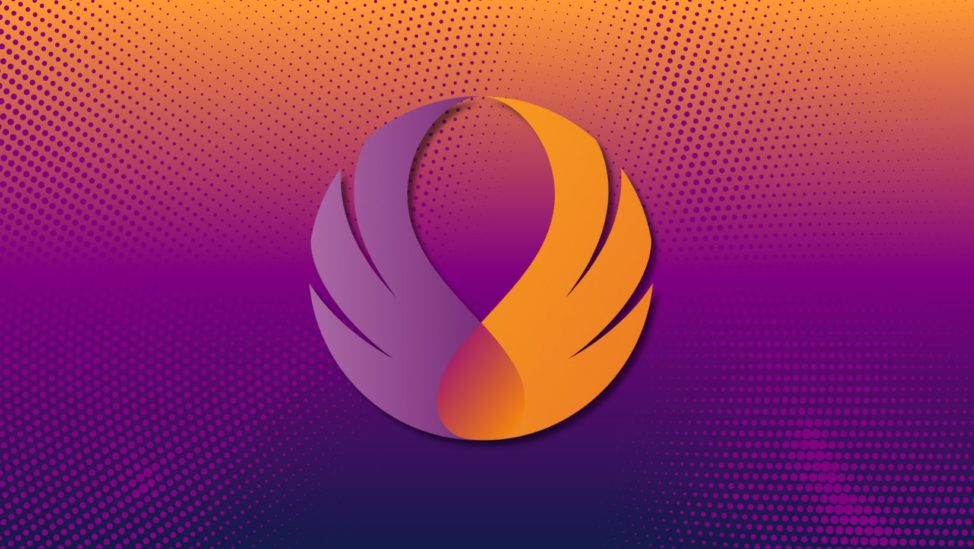 Abstracted phoenix logo for legacy planning